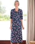 Andrea Floral Silky Cotton Dress